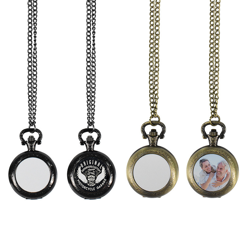 Jewelry Watches Vintage - สร้อยคอจี้นาฬิกาพกโลหะวินเทจแบบกำหนดเอง สร้อยคอนาฬิกาคลาสสิก เครื่องประดับแฟชั่นสำหรับผู้ชายและผู้หญิง