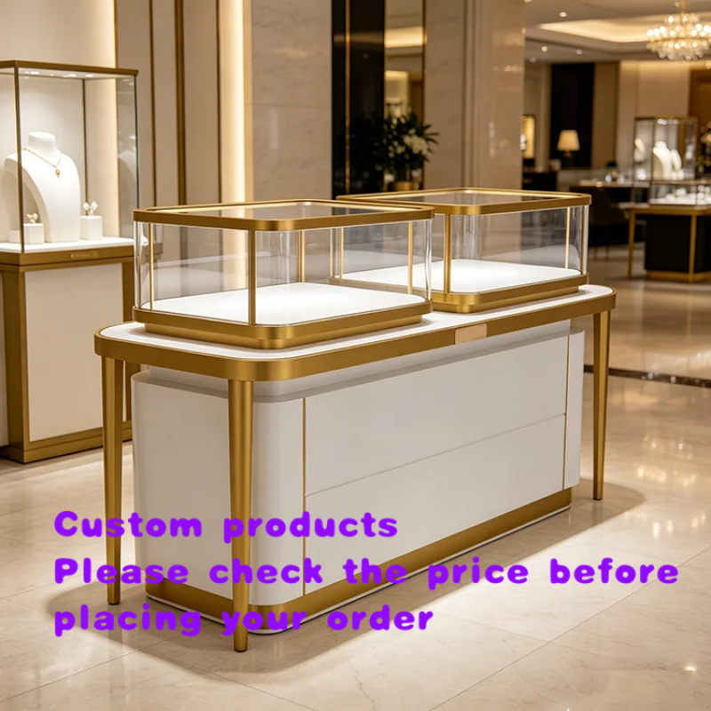 Jewelry Watches Luxury - ตู้โชว์เครื่องประดับและนาฬิกาแบบล็อคได้ ดีไซน์หรูหรา ระดับไฮเอนด์ ผลิตจากสแตนเลสและกระจก สำหรับร้านขายเครื่องประดับ