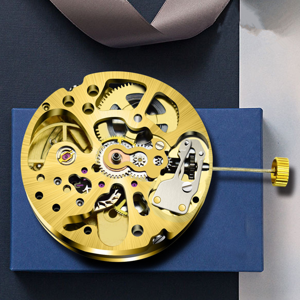 Jewels In Quartz Watches - กลไกนาฬิกาควอตซ์แบบสองเขตเวลา ขนาด 27 มม. 3 เข็ม