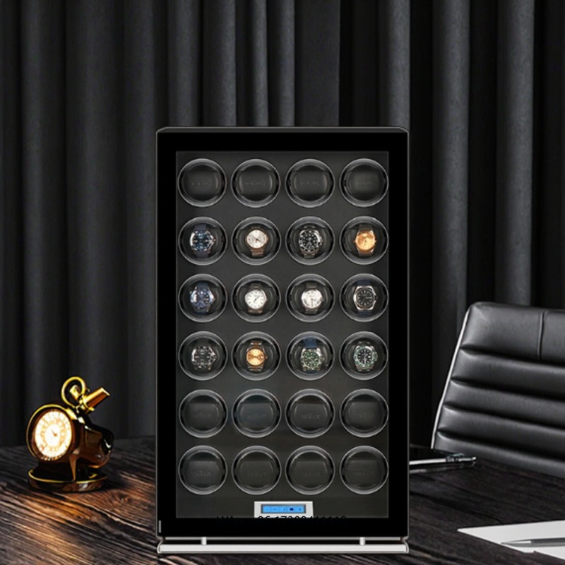 Automatic Watch Winder - กล่องหมุนนาฬิกาอัตโนมัติ 24 ช่อง คุณภาพสูง ทนทาน เงียบสงบ