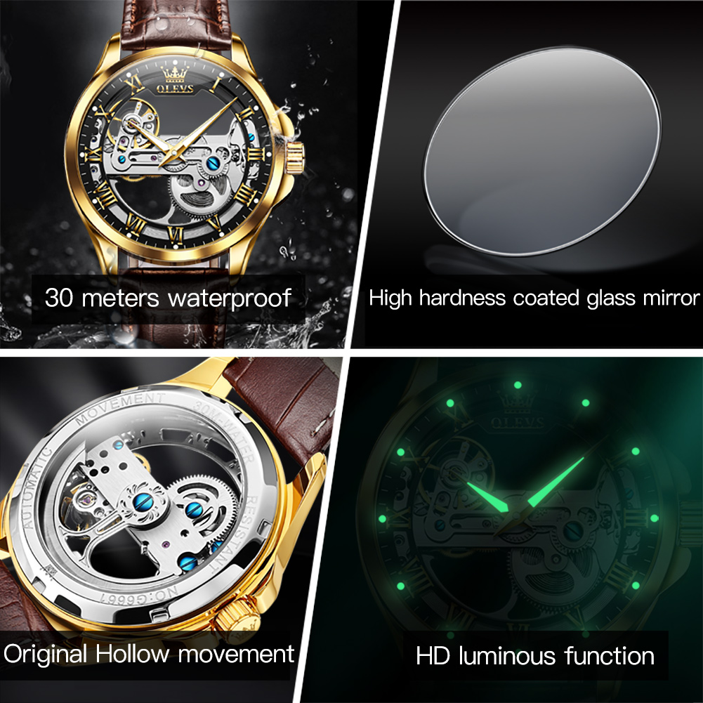 นาฬิกาคู่ OLEVS ของแท้ โครงสร้ - Automatic Watch Winder บทวิจารณ์และราคา