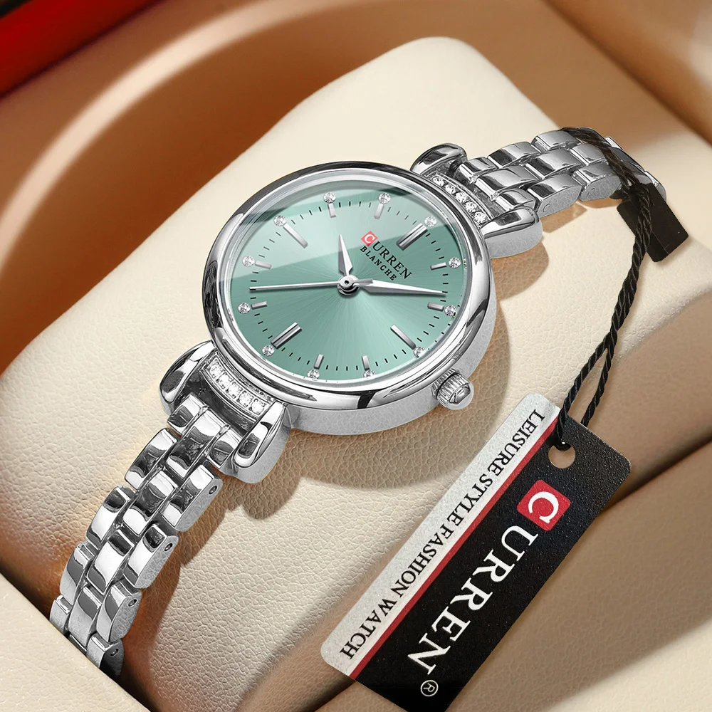 CURREN สุภาพสตรีหรูหรานาฬิกาแบ - Jewelry And Watches Luxury Brand บทวิจารณ์และราคา