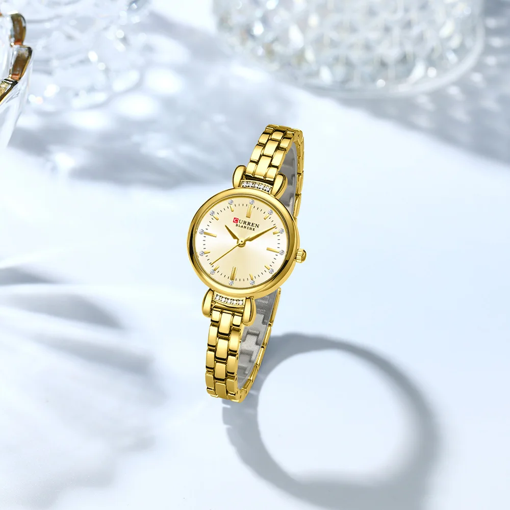 CURREN สุภาพสตรีหรูหรานาฬิกาแบ - Jewelry And Watches Luxury Brand บทวิจารณ์และราคา