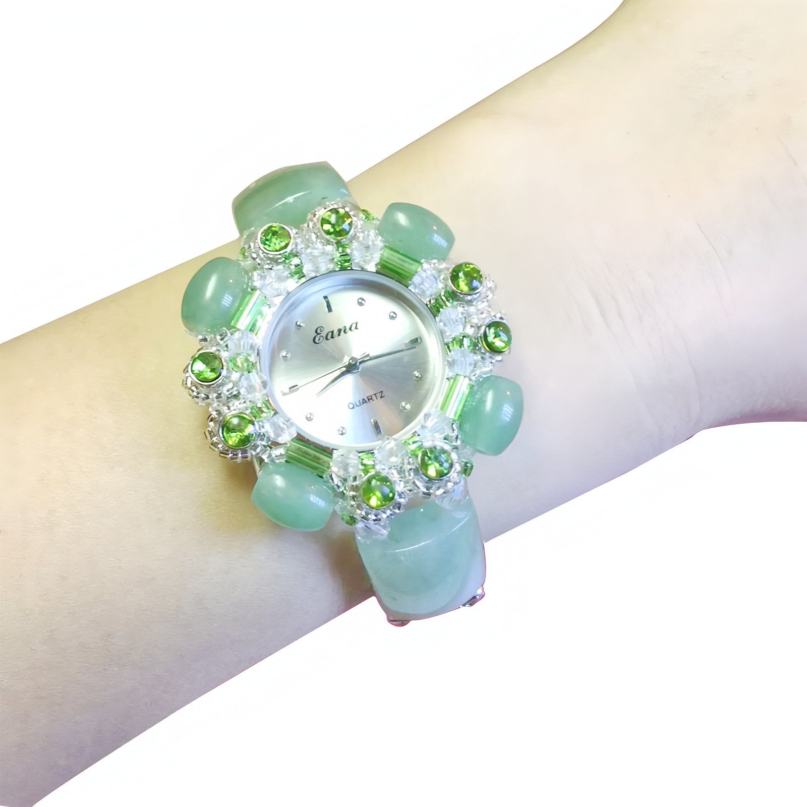 นาฬิกาข้อมือหยกเขียวหรูหรา แฟช - Jewelry Watches Luxury บทวิจารณ์และราคา