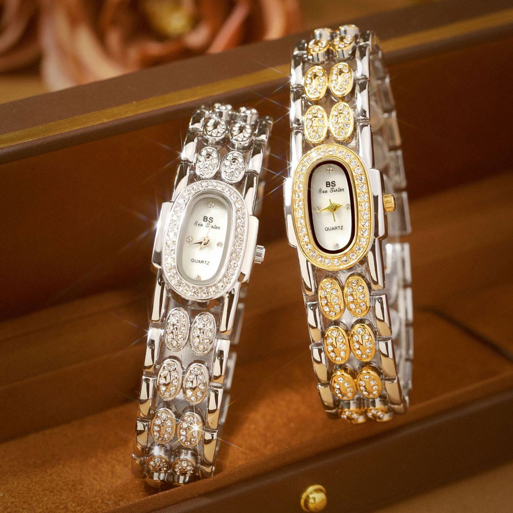 นาฬิกาแฟชั่นสร้อยข้อมือทองสแตน - Jewelry Watches Vintage บทวิจารณ์และราคา
