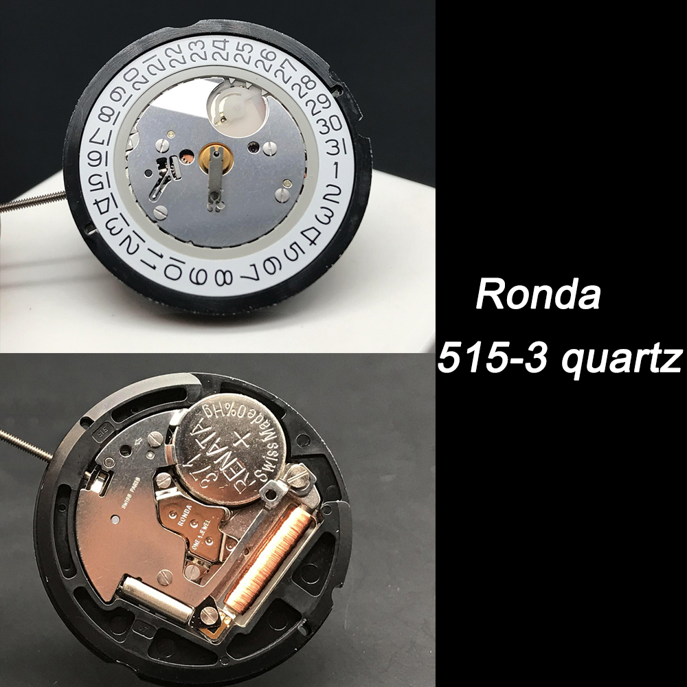 นาฬิกาข้อมือ SW อะไหล่ Ronda 5 - Jewels In Quartz Watches บทวิจารณ์และราคา
