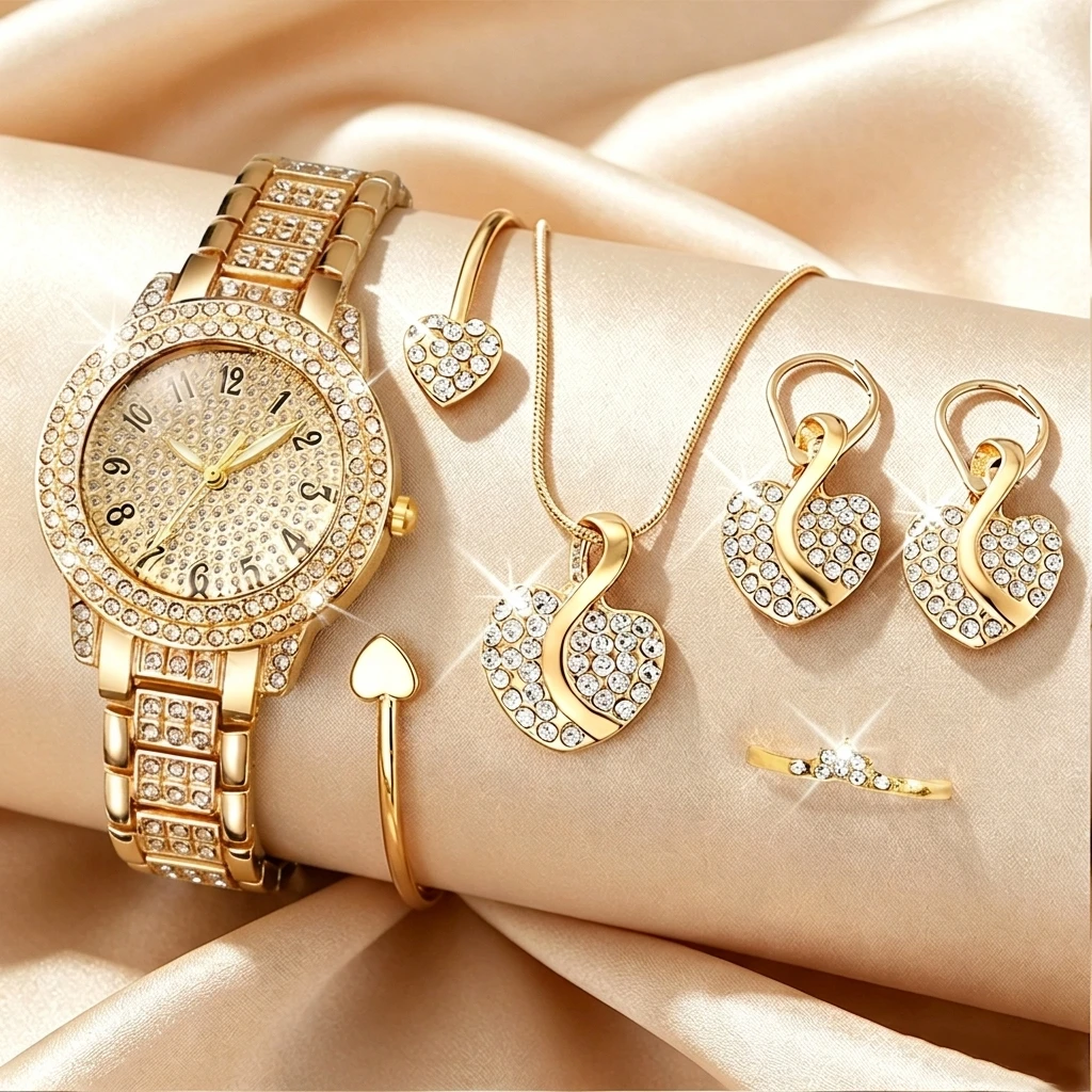 นาฬิกาข้อมือแฟชั่นผู้หญิงประดั - Jewelry Watches Luxury บทวิจารณ์และราคา