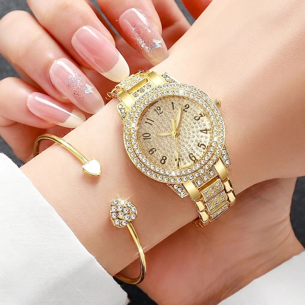 นาฬิกาข้อมือแฟชั่นผู้หญิงประดั - Jewelry Watches Luxury บทวิจารณ์และราคา
