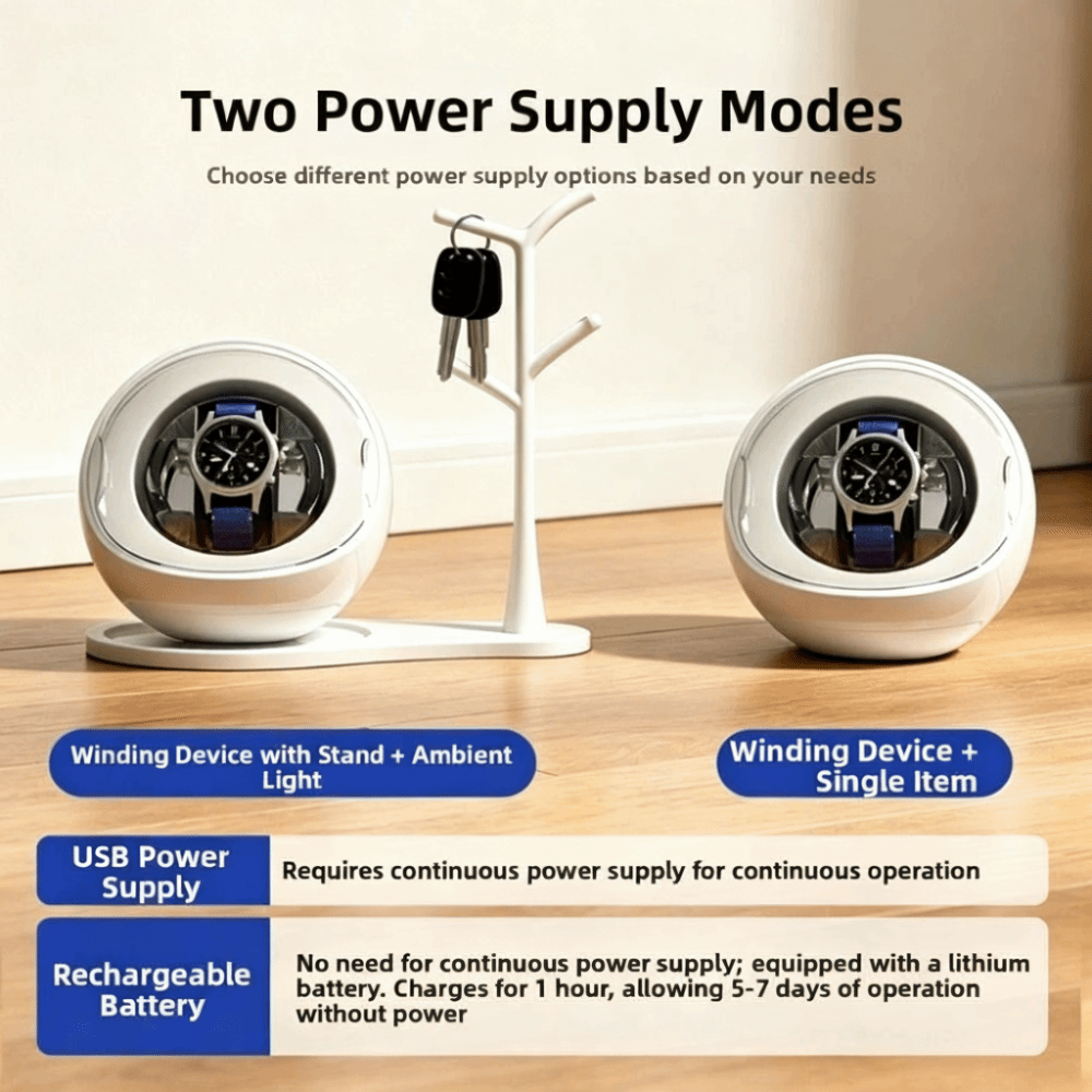 เครื่องหมุนนาฬิกาอัตโนมัติแบบเ - Automatic Watch Winder บทวิจารณ์และราคา