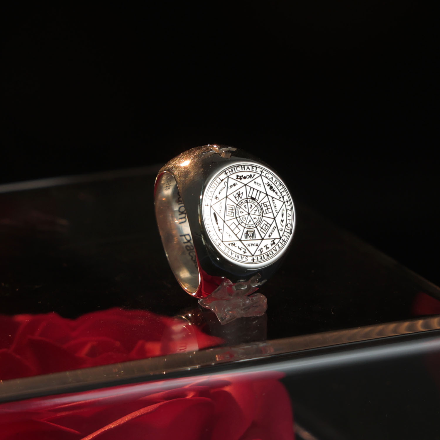 แหวนตราประทับเงินแท้ 925 ขนาด  - Mens Signet Ring บทวิจารณ์และราคา