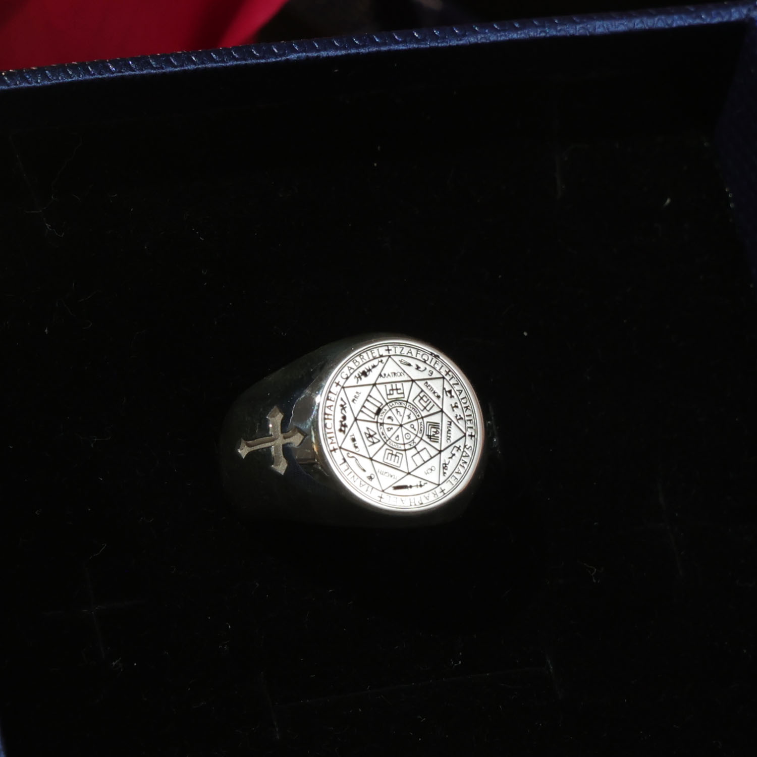 แหวนตราประทับเงินแท้ 925 ขนาด  - Mens Signet Ring บทวิจารณ์และราคา