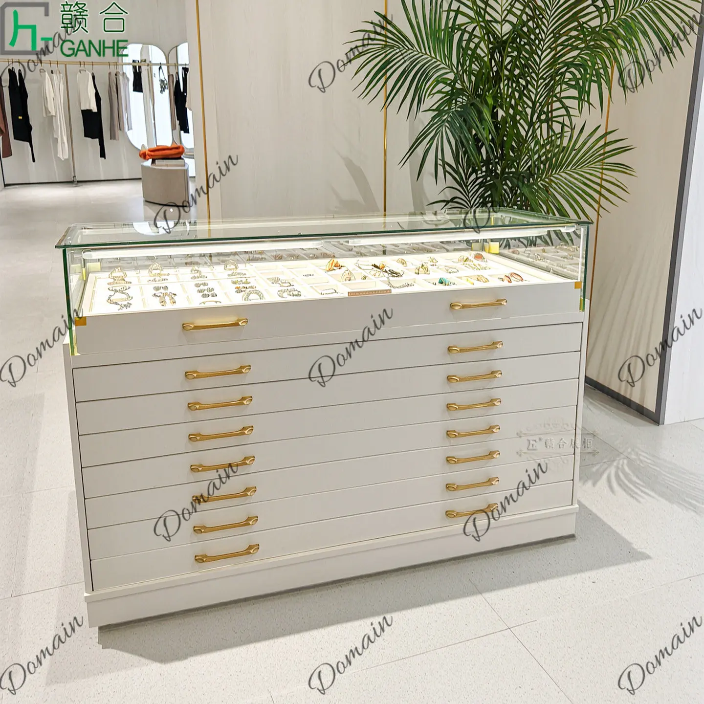 ตู้โชว์กระจกหรูหราสไตล์นีโอคลา - Jewelry Watches Luxury บทวิจารณ์และราคา