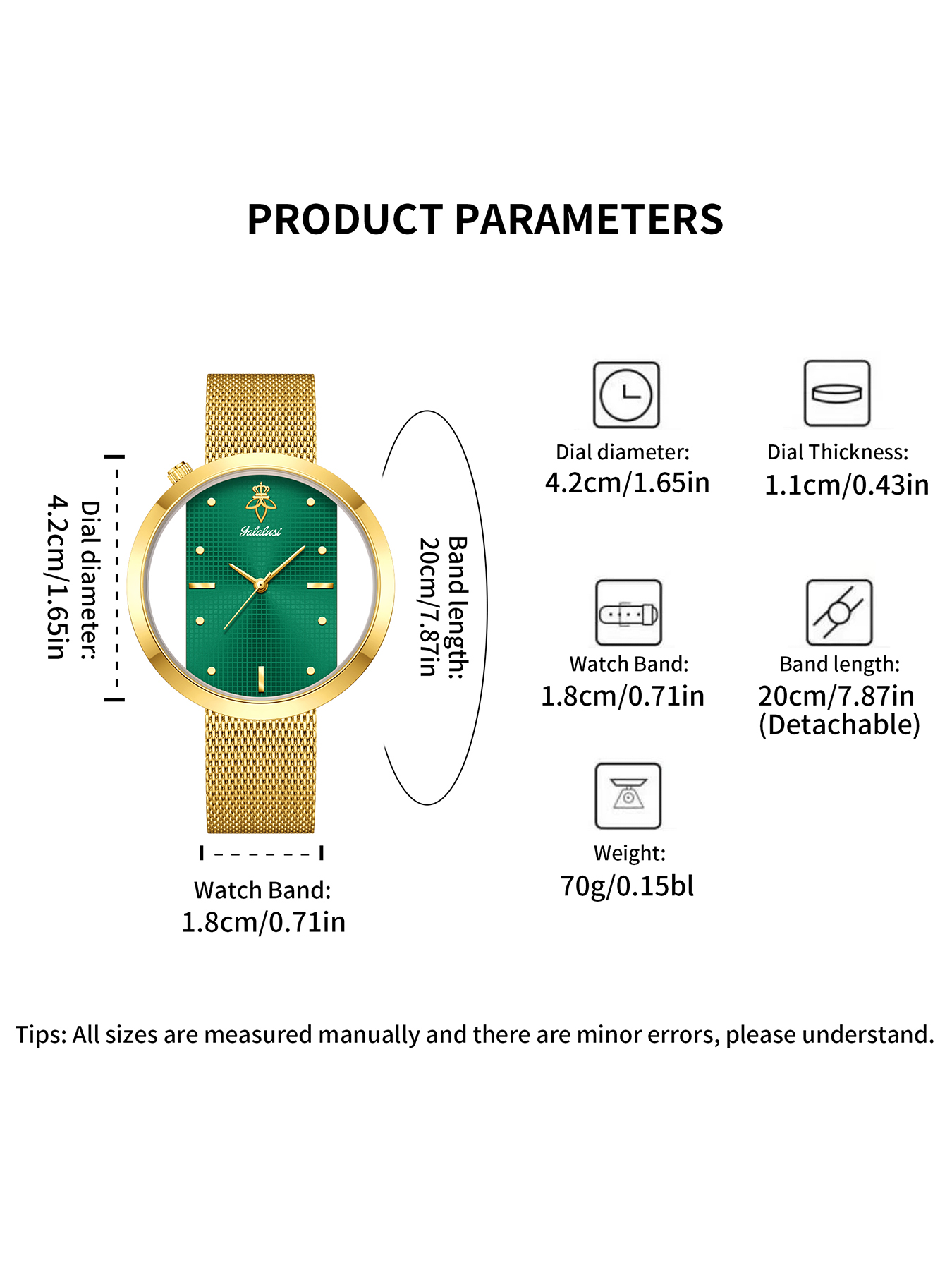 YaLaLuSi นาฬิกาข้อมือสตรีสไตล์ - Jewelry Watches Vintage บทวิจารณ์และราคา