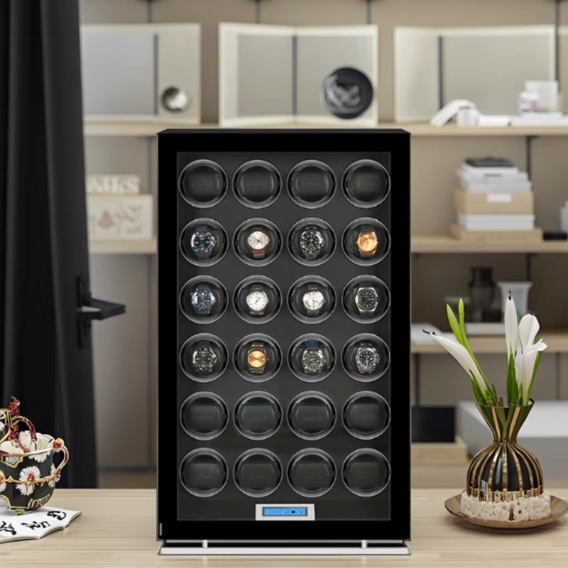 กล่องหมุนนาฬิกาอัตโนมัติ 24 ช่ - Automatic Watch Winder บทวิจารณ์และราคา