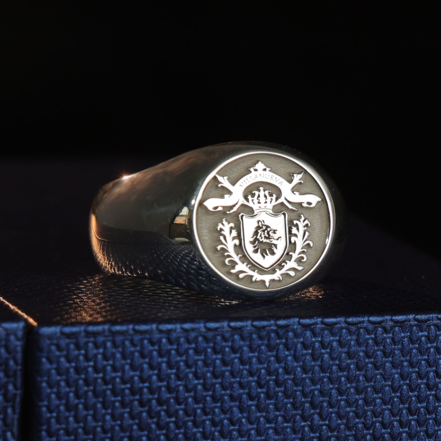 แหวนเงินแท้ 925 ทรงกลม 17 มม.  - Mens Signet Ring บทวิจารณ์และราคา